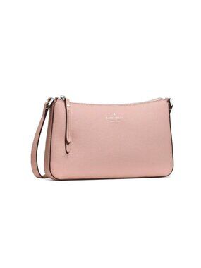 New Kate Spade Ginnie Crossbody Coated Canvas Rose Smoke